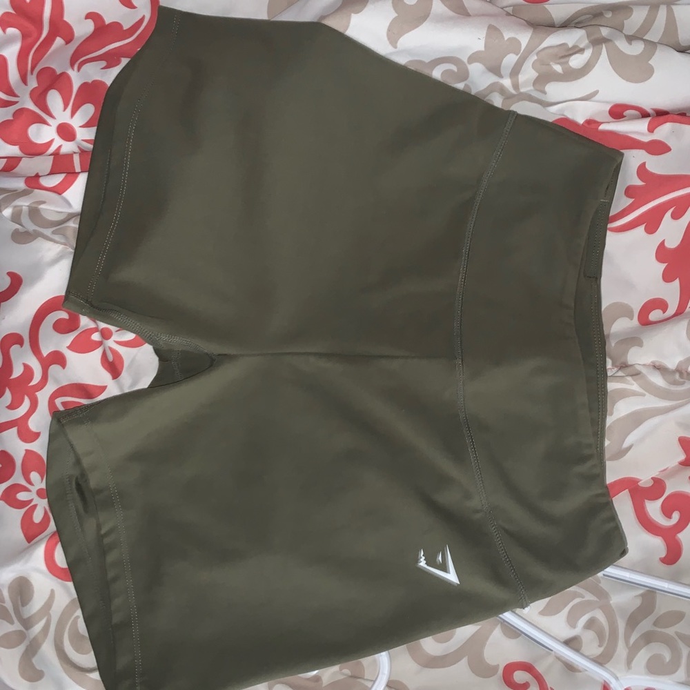 Gymshark khaki dreamy shorts